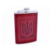 Фляга нж кожа  9oz/0,266 л от магазина Мандривник Украина